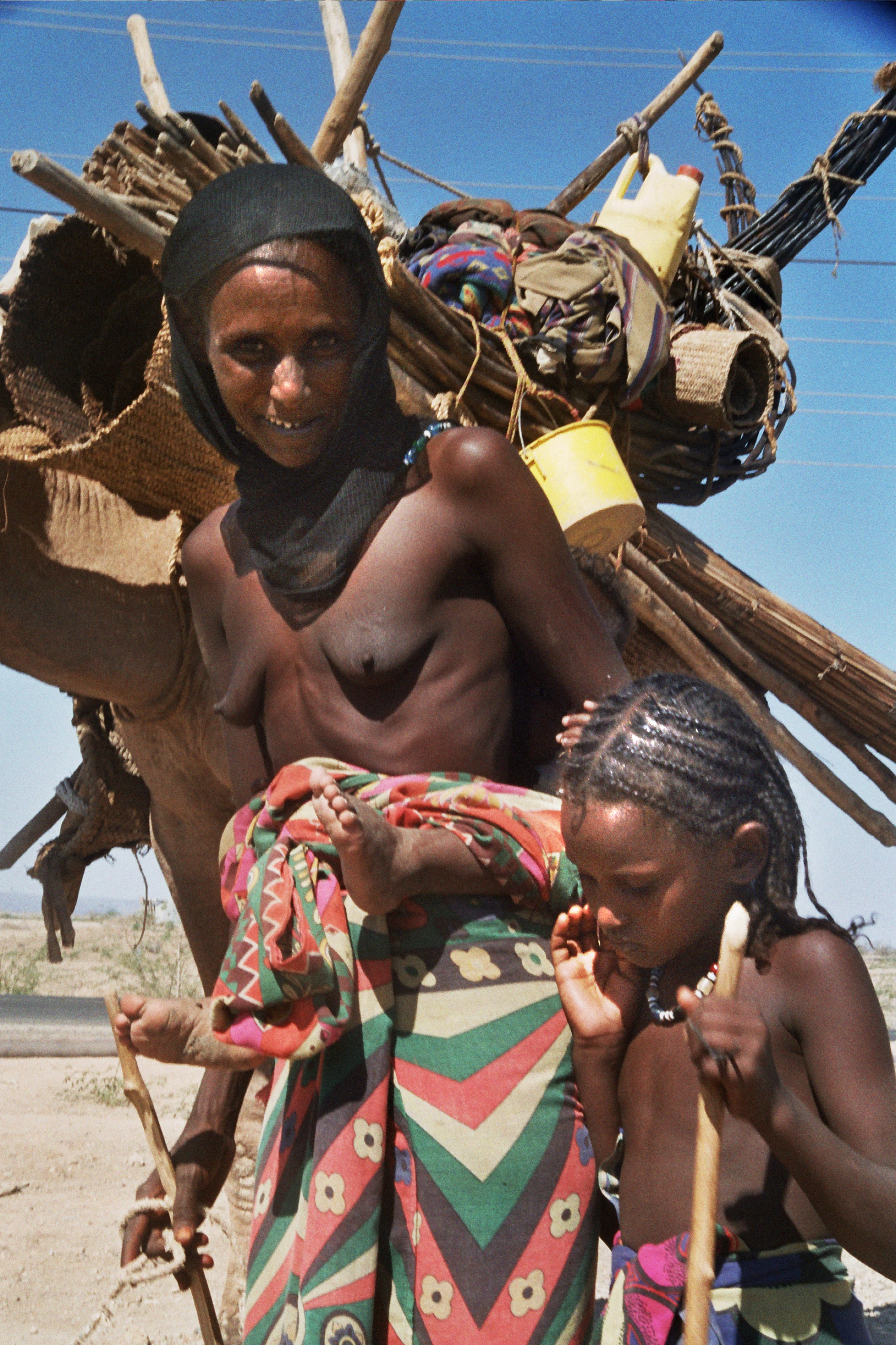 jeune Afar, vers Asayita, Ethiopie